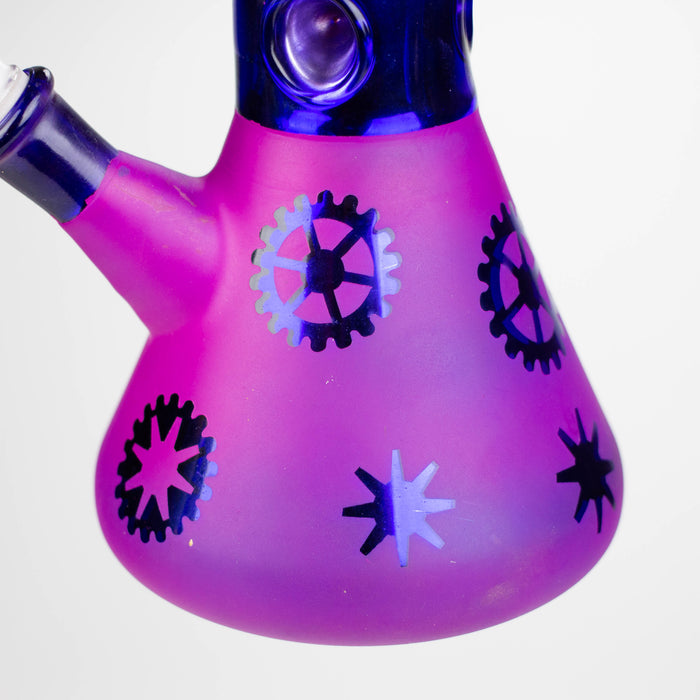12" Purple Wheel Glass Water Bong Beaker Bong THEBOOMBOXCLUB Canada