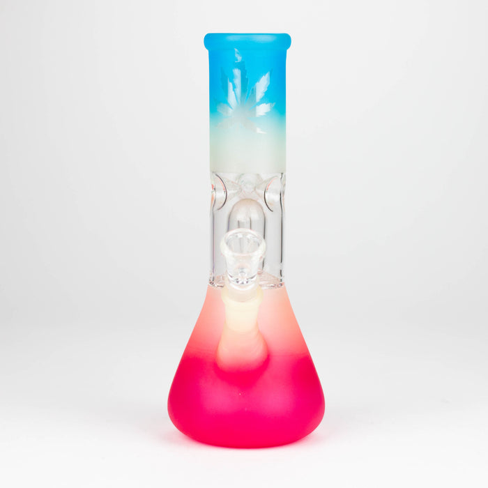 8" Rastafarian Single Dome Percolator Ice Bong Glass Bong THEBOOMBOXCLUB Canada