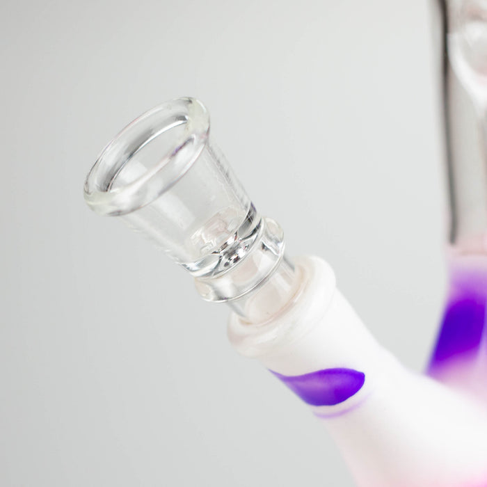 8" Blue n Mauve Strips Dome Percolator Bong Glass Bong THEBOOMBOXCLUB Canada