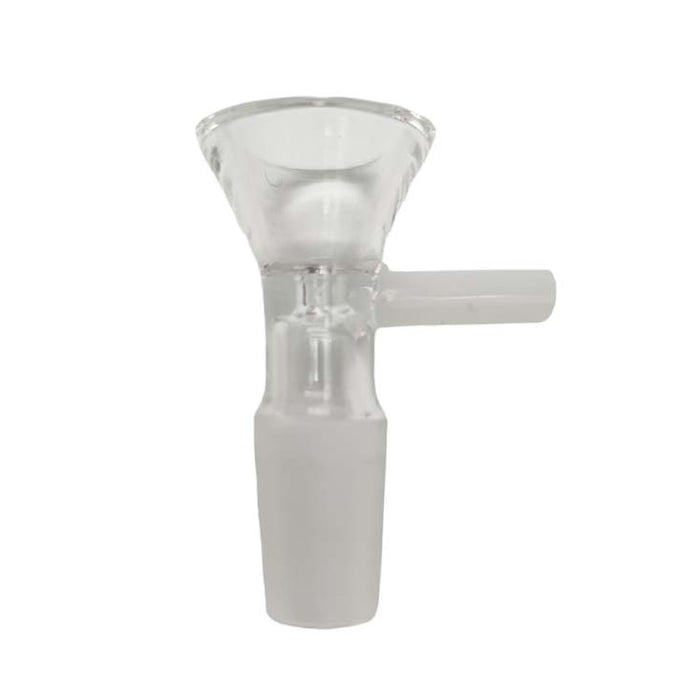 Glass Bowl With Solid Handle Bowl · Banger · Oil Burner Super Supplys Inc White