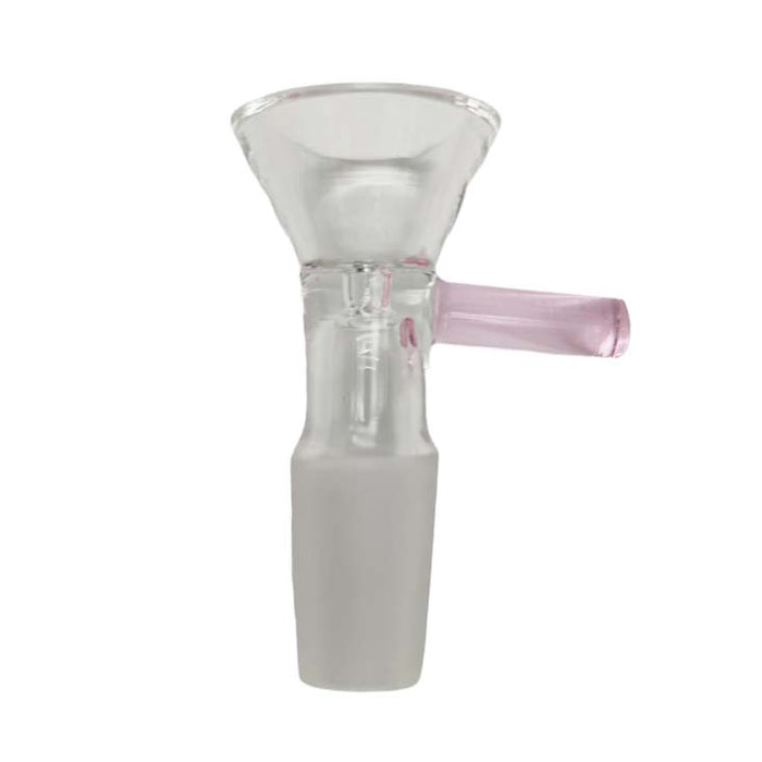 Glass Bowl With Solid Handle Bowl · Banger · Oil Burner Super Supplys Inc Pink