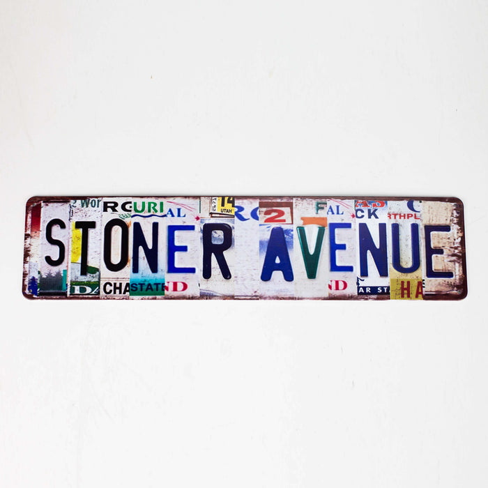 TRIM QUEEN | VINTAGE SIGN- 3.7" x 15.6" Flag · Sign · Deco Trim Queen STONER AVE COLOURFUL