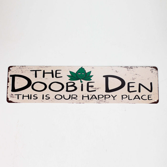 TRIM QUEEN | VINTAGE SIGN- 3.7" x 15.6" Flag · Sign · Deco Trim Queen THE DOOBIE DEN