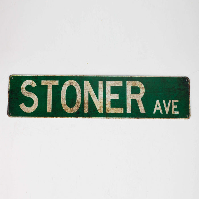 TRIM QUEEN | VINTAGE SIGN- 3.7" x 15.6" Flag · Sign · Deco Trim Queen STONER AVE