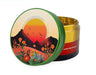 Green Star | 2.5" (63mm) Herb Grinder - Spring Sunrise Design Regular Grinder Green Star Herb Grinders Rasta