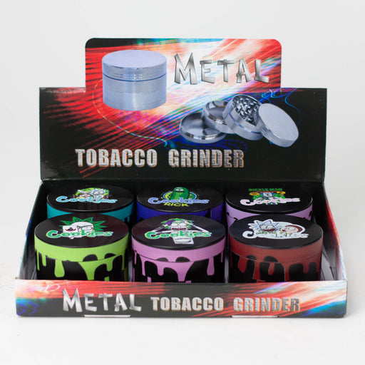 RM Designs 63mm Zinc Ginder Box of 6 Herb Grinder NIBO Distribution