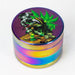 Weed Rainbow Grinder 4pts 55mm Box of 6 Display Pack NIBO Distribution