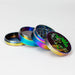 Weed Rainbow Grinder 4pts 55mm Box of 6 Display Pack NIBO Distribution