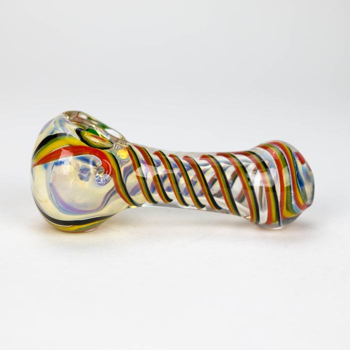3.5" softglass hand pipe Pack of 2 [11585] Glass Pipe ONE