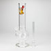 10" Clear Water pipe with cartoon tattoo-Assorted Glass Bong NIBO Distribution