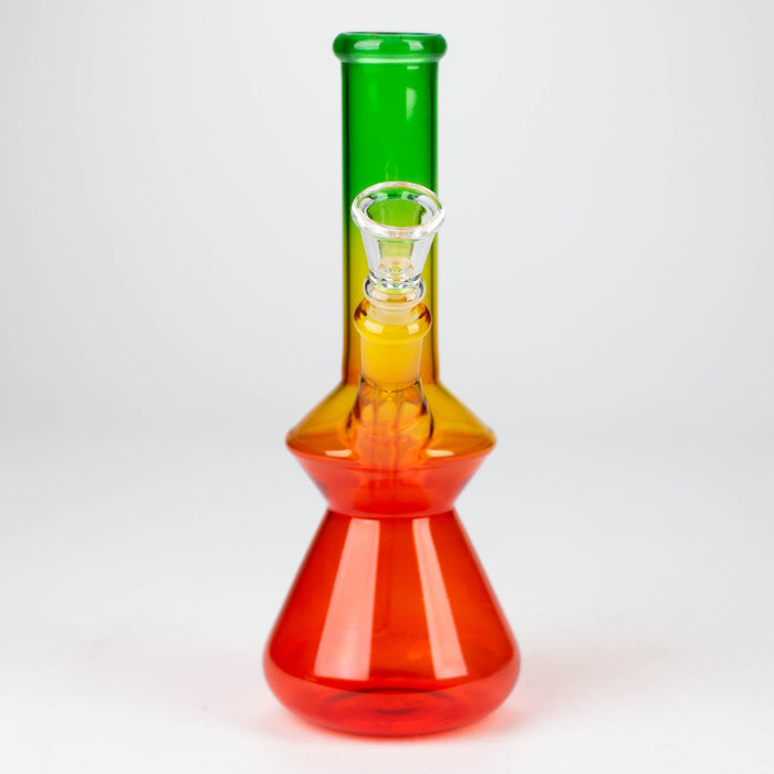 7" Rasta Color Water pipe-Designs Assorted Glass Bong NIBO Distribution