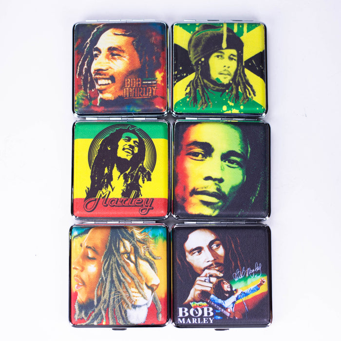 BOB Marley Cigarette Case 95mm Box of 12 Case NIBO Distribution Design A