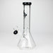 HIT | 10" Glass Water Pipe Glass Bong NIBO Distribution T-Black
