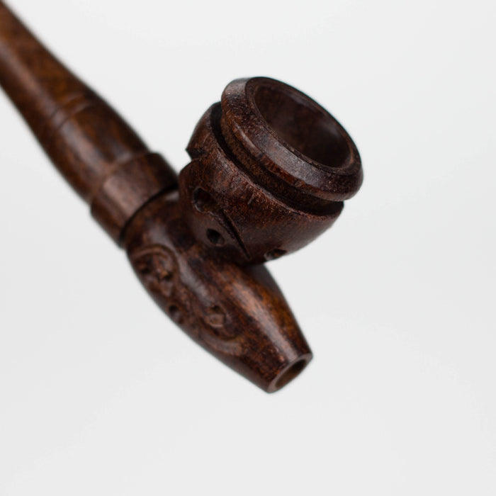 3" Wood Mini Pipe Wooden Hand Pipe NIBO Distribution