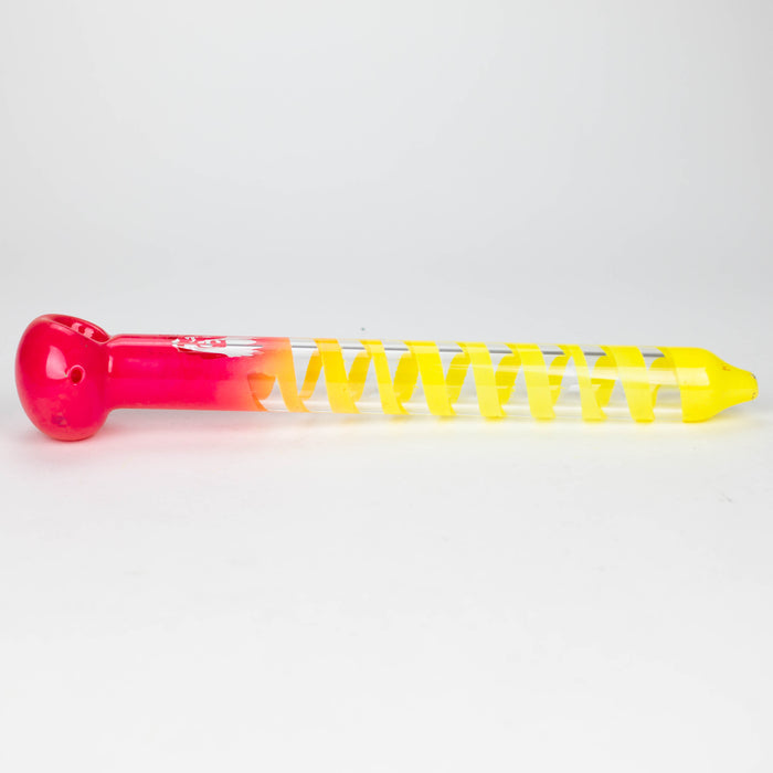 10" Pipe Rasta Bob-Color Assorted Glass Pipe NIBO Distribution