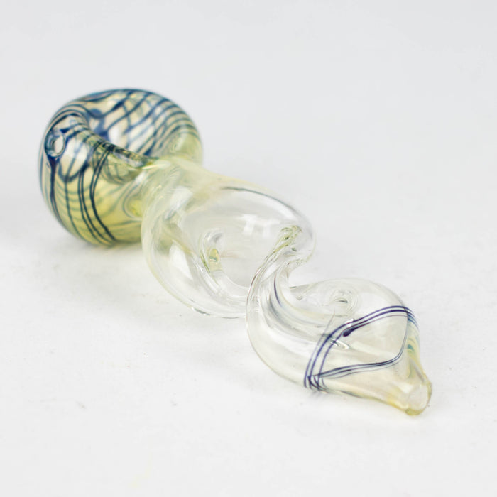 4" Color change Twist Single Outside Pipe Glass NIBO Distribution