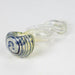 4" Color change Twist Single Outside Pipe Glass NIBO Distribution
