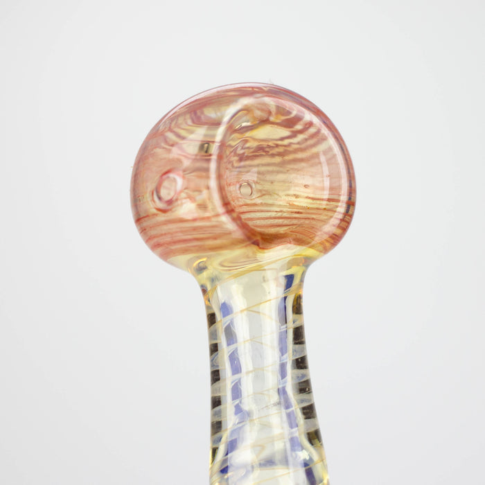 2.5" Color change spiral Single Outside Pipe Glass Hand Pipe NIBO Distribution