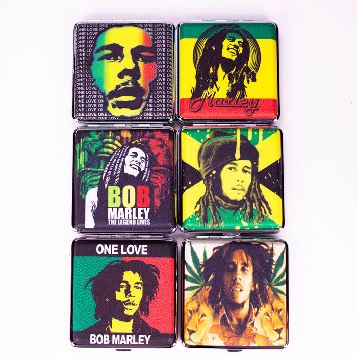 BOB Marley Cigarette Case 95mm Box of 12 Case NIBO Distribution Design B