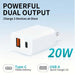 Dual Output USB-C + USB-A Charger Adapter Super Supplys Inc
