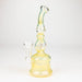 8" gold fumed glass water Pipe Other Shaped Bong Bongzie Smokes