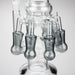 13" Multi chamber glass bong with inline difuser Bongs Bongzie Smokes