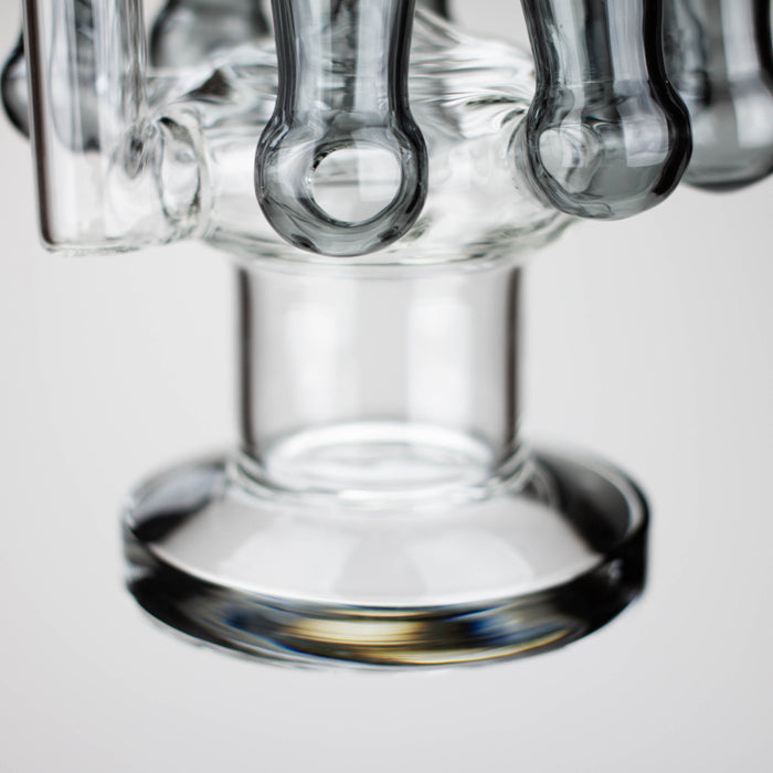 13" Multi chamber glass bong with inline difuser Bongs Bongzie Smokes