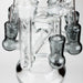 13" Multi chamber glass bong with inline difuser Bongs Bongzie Smokes
