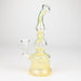 8" gold fumed glass water Pipe Other Shaped Bong Bongzie Smokes