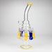13" Multi chamber glass bong with inline difuser Bongs Bongzie Smokes Blue