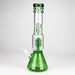 Z14" Color accented 7 mm glass water bong Glass Bong 777 Smoke