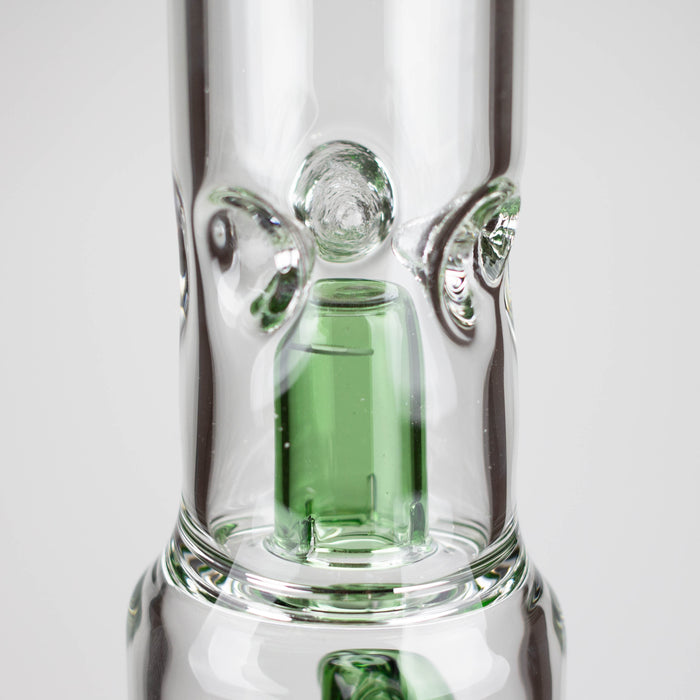 Z14" Color accented 7 mm glass water bong Glass Bong 777 Smoke