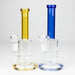 8" Glass bong with Honeycomb diffuser Glass Bong Bongzie Smokes
