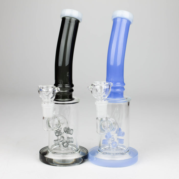 10" Glass bong with 8 holes water diffuser-Assorted Bongs Bongzie Smokes