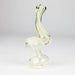 6" Single chamber Bubbler Glass Pipe Bongzie Smokes