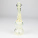 6" Single chamber Bubbler Glass Pipe Bongzie Smokes