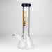 12" 7mm Beaker Glass Bong Glass Bong Super Supplys Inc Blue