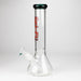 12" 7mm Beaker Glass Bong Glass Bong Super Supplys Inc Lake Green