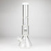 Z16" Color accented 7 mm glass water bong With Dffiuser Glass Bong 777 Smoke White