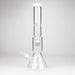 Z16" Color accented 7 mm glass water bong With Dffiuser Glass Bong 777 Smoke
