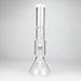 Z16" Color accented 7 mm glass water bong With Dffiuser Glass Bong 777 Smoke