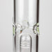 Z16" Color accented 7 mm glass water bong With Dffiuser Glass Bong 777 Smoke