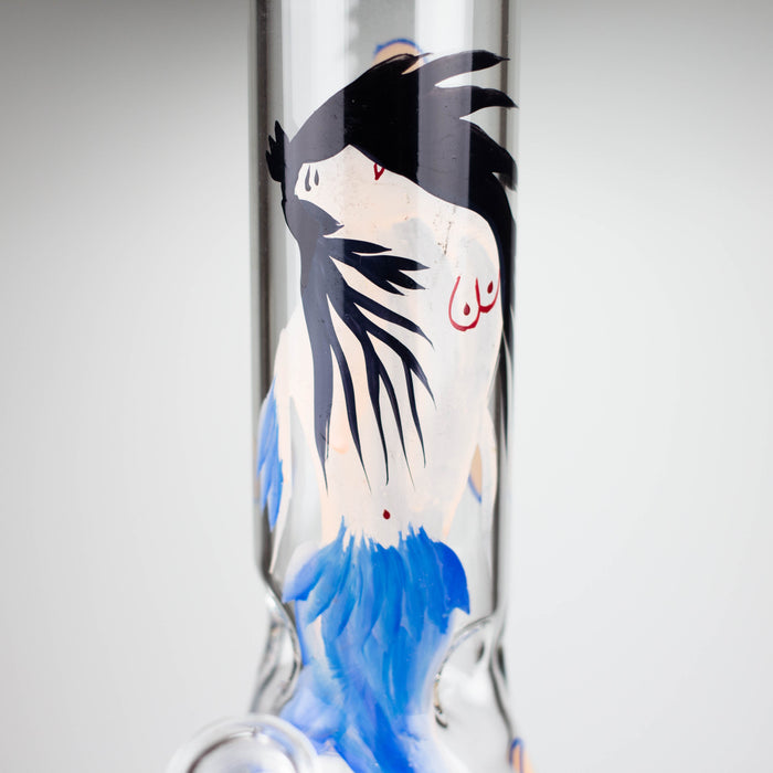 12" MERMAID BEAKER GLASS BONG Glass Bong Bongzie Smokes