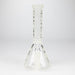 8" GLOW IN DARK BEAKER GLASS BONG Glass Bong Bongzie Smokes