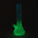 12" GLOW IN DARK BEAKER BONG WITH ICE CATCHER Glass Bong Bongzie Smokes