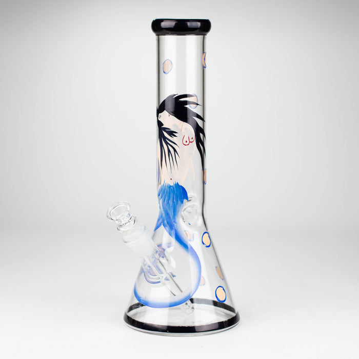 12" MERMAID BEAKER GLASS BONG Glass Bong Bongzie Smokes
