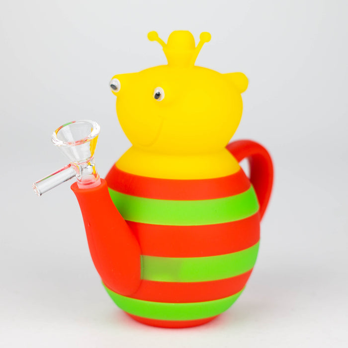 5.5" Bee water pipe [H146] Resin · Silicone · Plastic Bong YHS Smoke