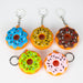 2.5" Donut Keychain pipe [H72] Silicone Pipe YHS Smoke