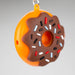 2.5" Donut Keychain pipe [H72] Silicone Pipe YHS Smoke