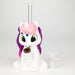 7.6" Vinyl unicorn water pipe [H395] Resin · Silicone · Plastic Bong YHS Smoke